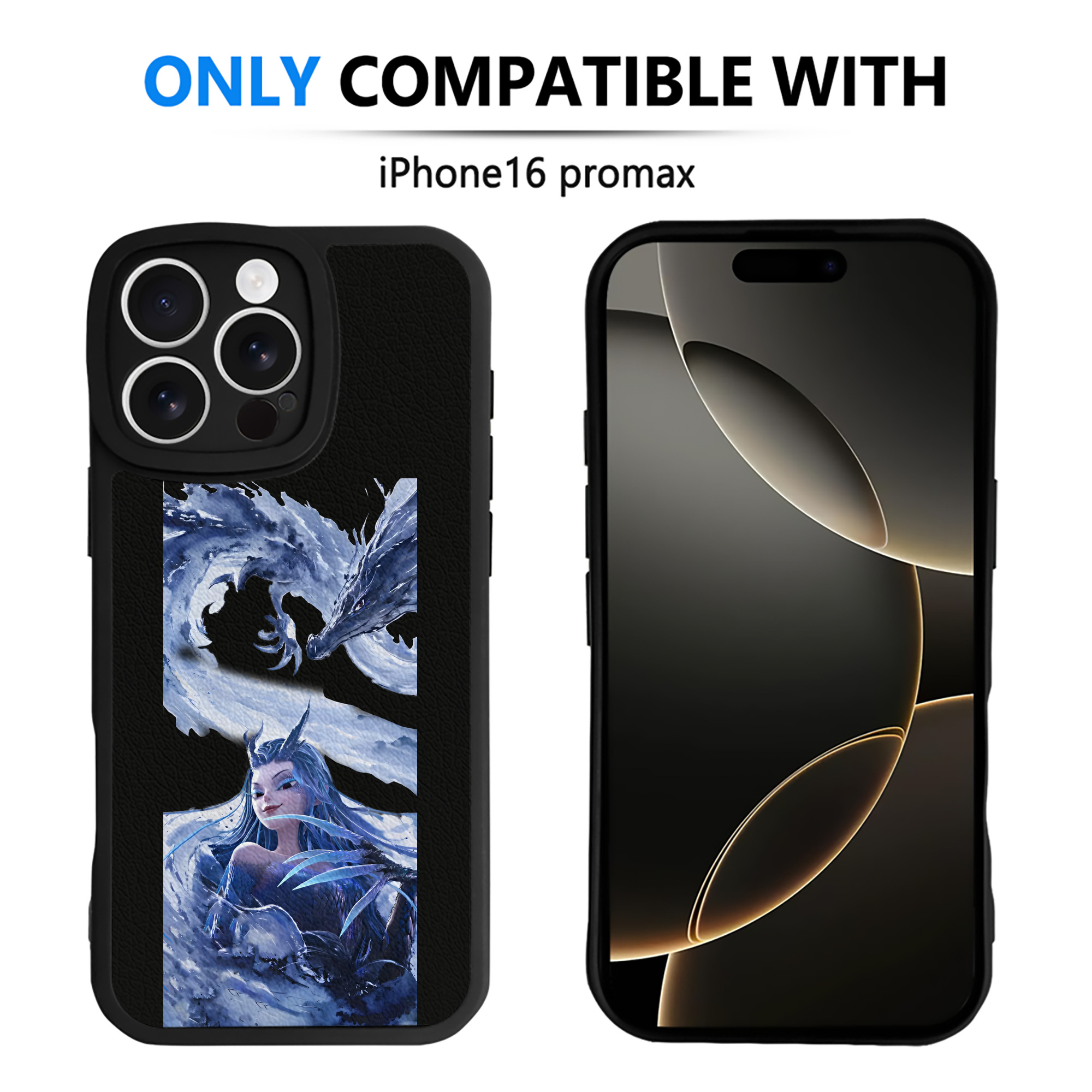 （画像用） Ne Zha 2 ナタ 魔童の大暴れ 【iPhone 16シリーズ対応】シリコンスマホケース（レザー調） 材質：シリコン